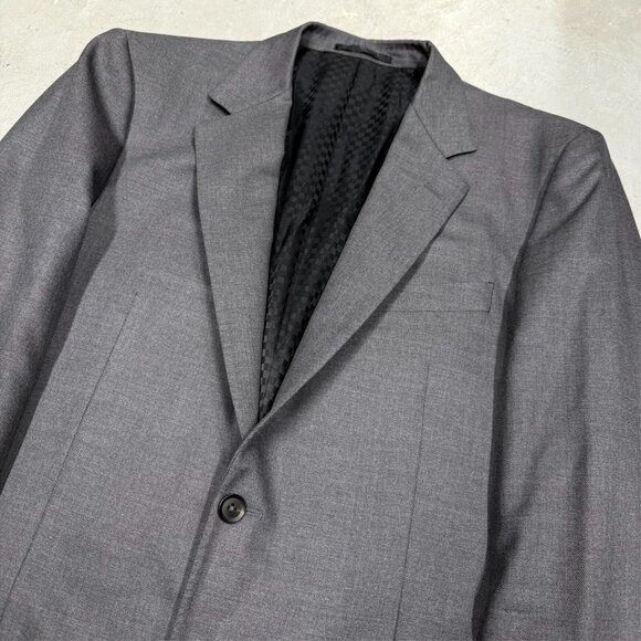 Bespoke Valenzia Cloth by Dormeuil Grey Wool Sport Coat Blazer 42L - Picture 2 of 8
